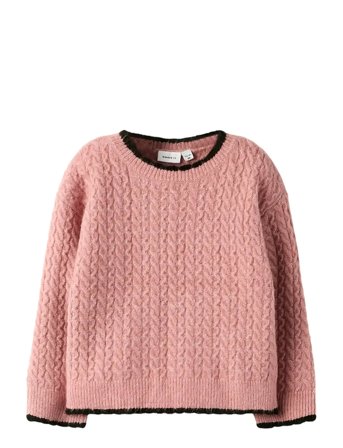 Nmfkirsten Ls Knit Pink Name It