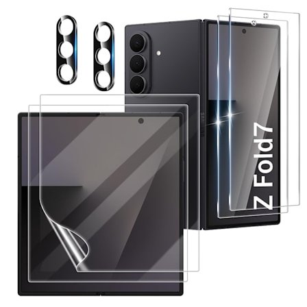 Samsung Galaxy Z Fold 7 4in1 Hydrogel Skärmskydd & kameralinsskydd
