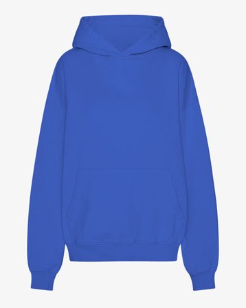 Organic Oversized Hood - Sapphire Blue - Female - S