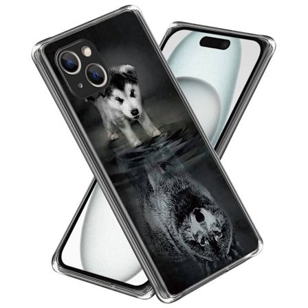 Deco iPhone 15 cover - Hund Og Ulv