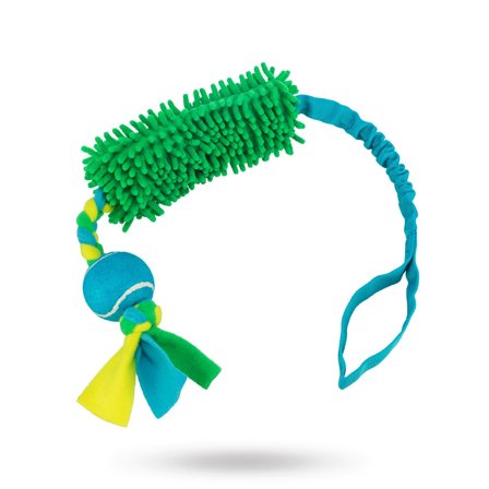 Trixie - Bungee Tugger med tennisboll 85 cm - Kampleksak - Hundleksaker