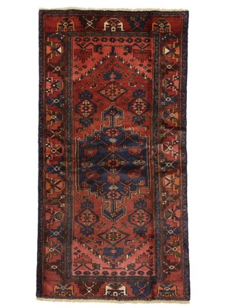 Tapis Hamadan 104X202 (Laine, Perse)