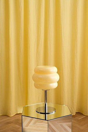 Jotex - HUBBA lampa stołowa Beżowy / chrom - Kup Lampy stołowe firmy Jotex