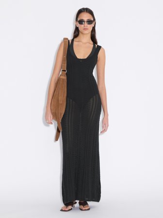 Holzweiler Tine Crochet Dress - Black - Women's - M