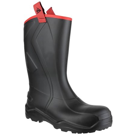 Dunlop Purofort+ Rugged Full Safety Wellington Boots 48 EU för män