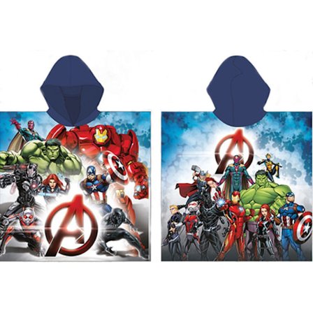 Avengers strandhandduk poncho 55x110 cm (Snabbtorkande)