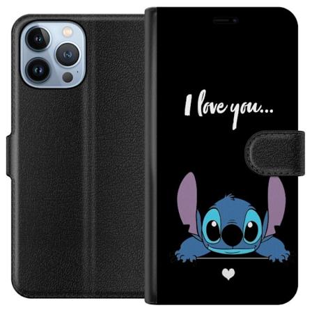 Apple iPhone 13 Pro Max Lommeboketui Stitch Jeg Elsker Deg