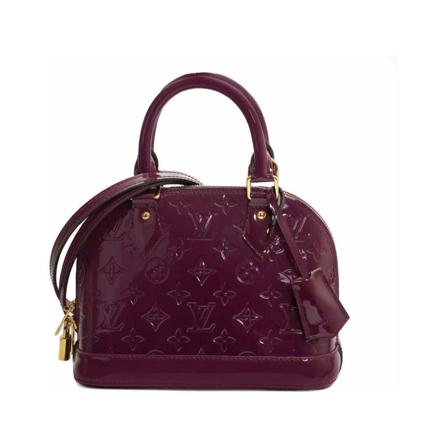 Louis Vuitton Vintage Pre-owned HandTass , Paars , Dames , Maat: ONE Size Vintage Tassen