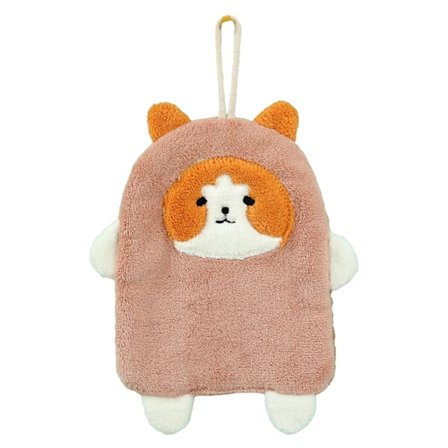 Hundemønster Koral Fleece Håndklæde Hurtigtørrende Stærk Vandabsorption Pink