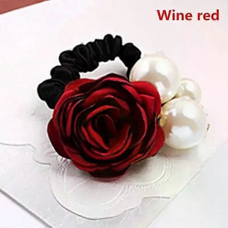 1 kpl Naisten hiusasusteet Muoti Iso ruusu kukka Joustavat hiusnauhat