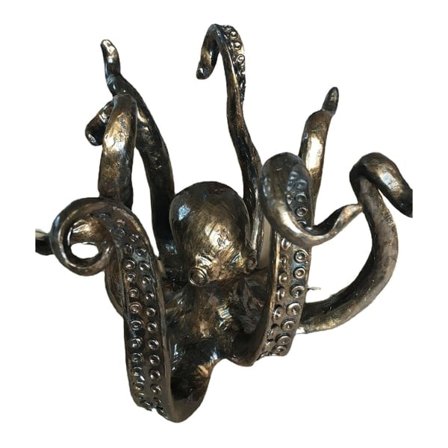 [NT] Ny bläckfiskskulptur, bläckfisk, hem, hartsdekoration, vardagsrum, trädgård, landskap, hav, skönhetsdekoration, bläckfiskmöbel