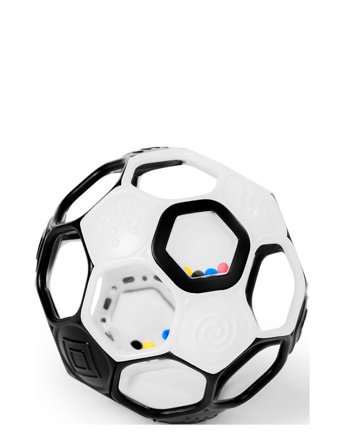 Oball Soccer Oball - Fodbold (Sort/Hvid) - Multi/patterned - ONE SIZE