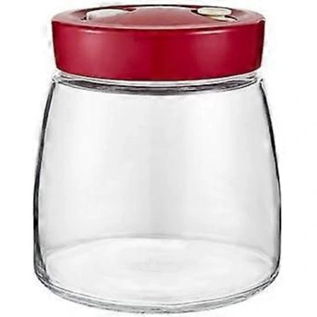 【PP】 Fermenteringskrukke med luftventil 1L Automatisk ventil til at frigive ophobede gasser