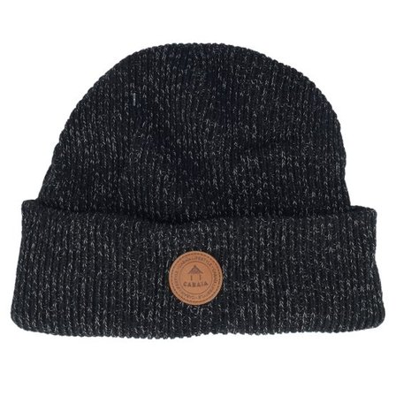 Cabaïa - Svart cuff Beanie - Beanie Clover Adulte Dark Black Cuff @ Hatstore