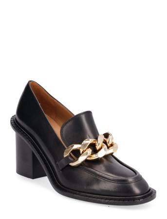 Osimo Chain Black Vacchetta Shoes Heels Pumps Classic Svart ATP Atelier