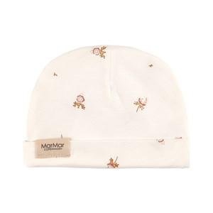Kids - MarMar Copenhagen Cream Little Peony Aiko Beanie 56 cm (1-2 Months) - All in ones - 56 cm (1-2 Months) - Cream - Junge
