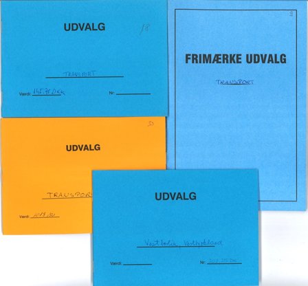 Transport - Dubletpakke med ufyldte udvalgshæfter - Postfrisk og/eller stemplet