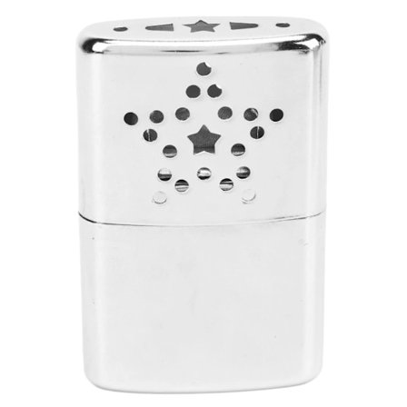 Gjenfyllbar håndvarmer for flere formål, for innendørs og utendørs bruk [CO]