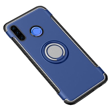 Huawei P30 Lite - Elegant Skyddsskal med Ringhållare