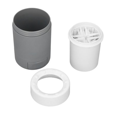 Bærbar Semi-automatisk Hundepoterenser til Katte og Hunde Grå