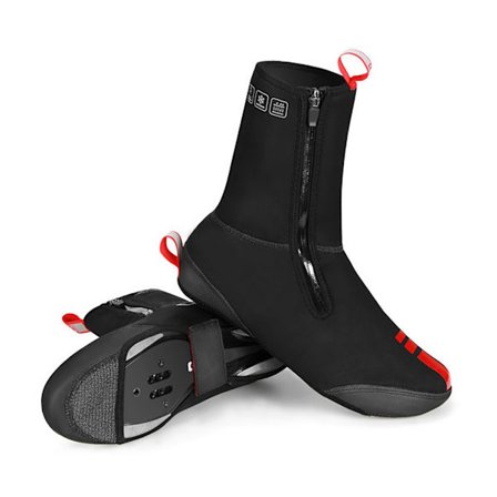 Unisex sykkelovertrekk med glidelås-skoovertrekk Vanntette fortykningsskoovertrekk for sykkelsykkelvinter