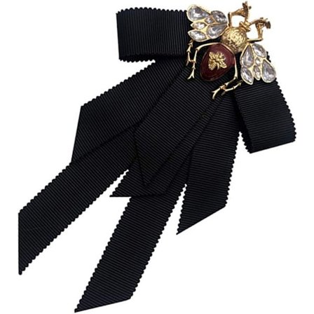 Retro Fluga Brosch Kristall Bi Djur Brosch Corsage Förknuten Rosett