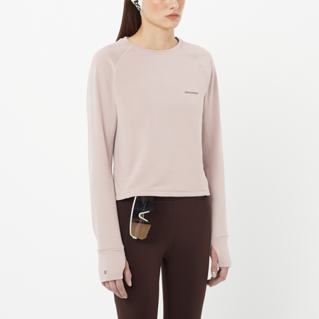 Salomon - Couches intermédiaires Vêtements Sntial Lightwarm Cn W - Etherea