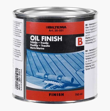 Träolja Marin B 0 75 liter - Biltema