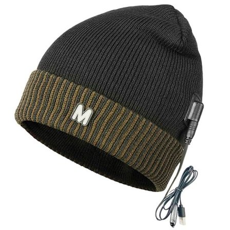 USB-drevet varm strikkelue med rask varmefunksjon, hodeplagg for varme