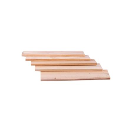 5-pack trälameller sandskiva gör-det-själv-modell Heminredning Hantverk Accs250x50x8mm