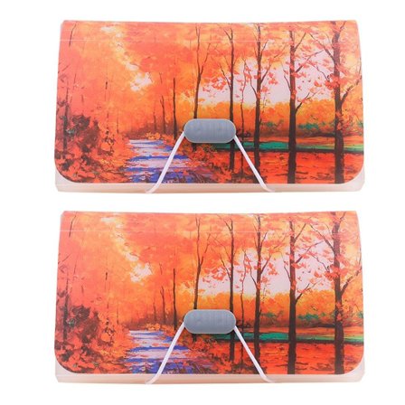 Pakke 13 rum A6 brevstørrelse filmappe udvidelig form8