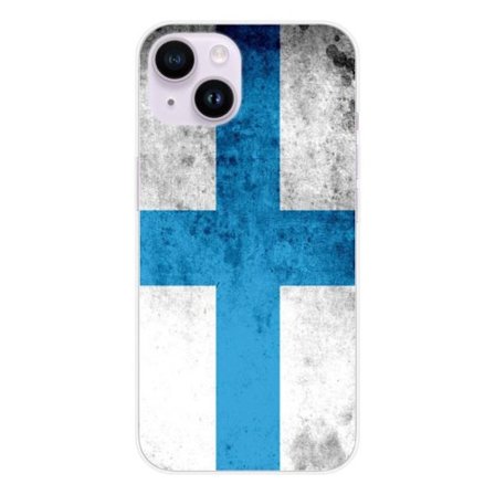 Silicone-skal - Kompatibel med Apple iPhone 14 - design med Marseille flagga
