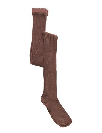 Cotton Rib Tights Socks & Tights Tights Brun Mp Denmark