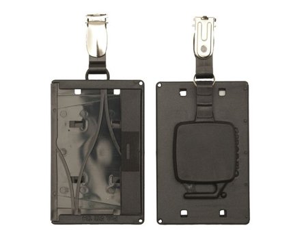 Korthållare med Yoyo vänster 85x54mm - Lyreco - Kontorsmöbler och inredning - Namnskyltar och korthållare - Korthållare - Yoyo