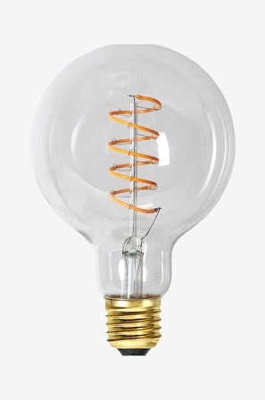 Star Trading - LED-pære E27 G95 Decoled Spiral Clear 3-step memory - Transparent - Lyskilder & pærer - Fra Homeroom