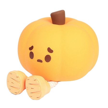 Halloween Spøgelse Græskar Tryk Lampe, Sød Silikone Natlampe med Berøringssensor til Børn & Boligindretning