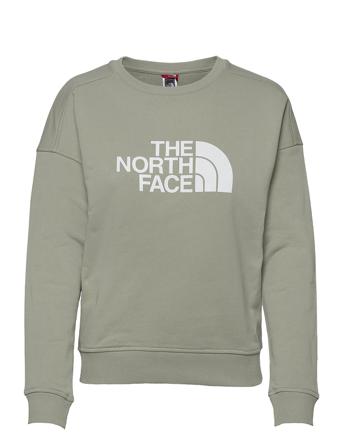 W Drew Peak Crew - Eu Sweat-shirt Genser Grønn The North Face