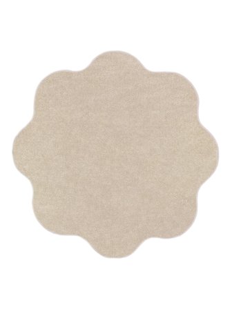 Olga Indoor/Outdoor Rug Washable Ø 150 Small Beige Abstract