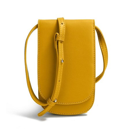 IC PU-mobiltelefonveske enkel fashion casual skulderrem