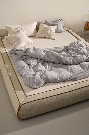 Jotex - Sängynrunko 160 Cm Beige/keltainen Beige/keltainen - CANNA - Osta Sängynrungot Jotex