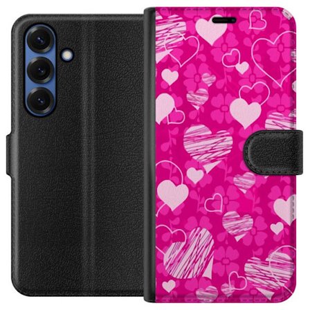 Yhteensopiva Lompakkokotelo Samsung Samsung Galaxy S25+ PopSydänKuviointi