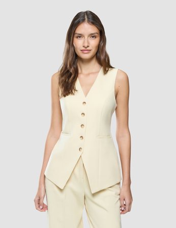 Shaping New Tomorrow - Dam - Essential Vest Long - Misty Yellow - Storlek XXL