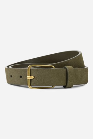 CAMILLA PIHL - Aiden Belt - Olive Suede - 70