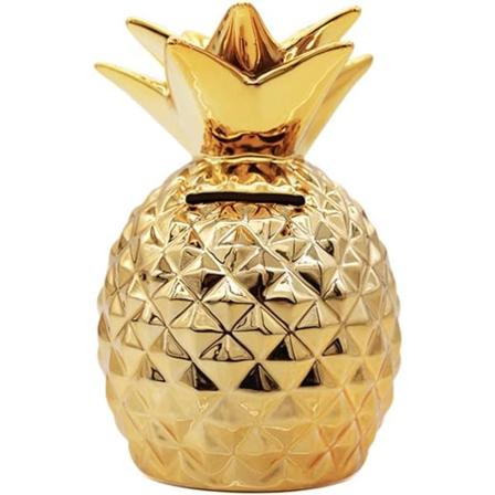 Ananas håndværk ornamenter keramik sparegris boligindretning foto rekvisitter