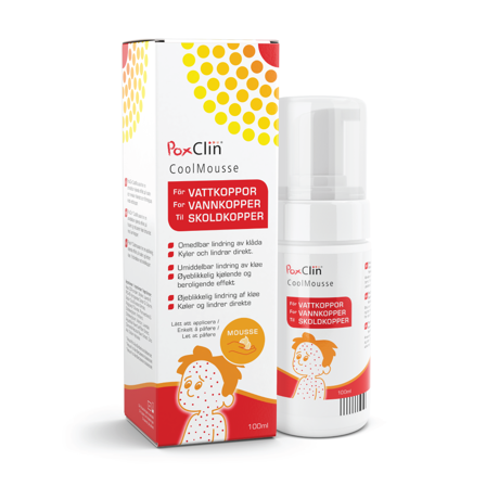 Poxclin Coolmousse kløelindre skum, 100 ml