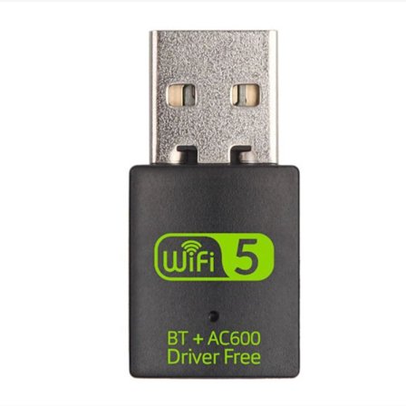 USB WiFi Bluetooth-adapter, 600 Mbps Dual Band 2,4/5 GHz trådlöst nätverkstillägg