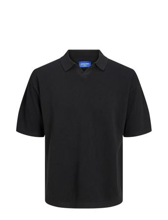 Jorlinen Blend Knit Ss Polo Sn Black Jack & J S