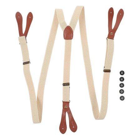 Seler Herre Seler Knap Herre Knaphul Seler Voksen Seler Y-Ryg Elastiske Seler Herre Seler Knapper-XF15-