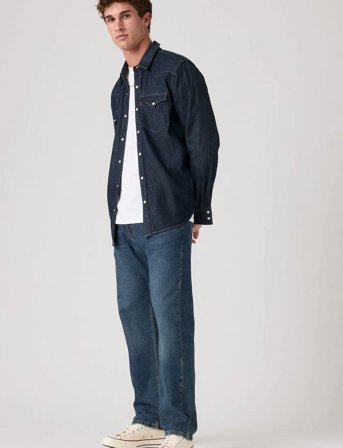 Levi's 505 Regular Goth Fog Adv - Blue - 31 x 32