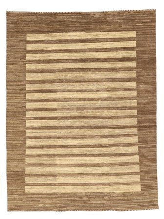 Hand Knotted Gabbeh Persia Fine Rug 219X285 Wool Brown/Orange